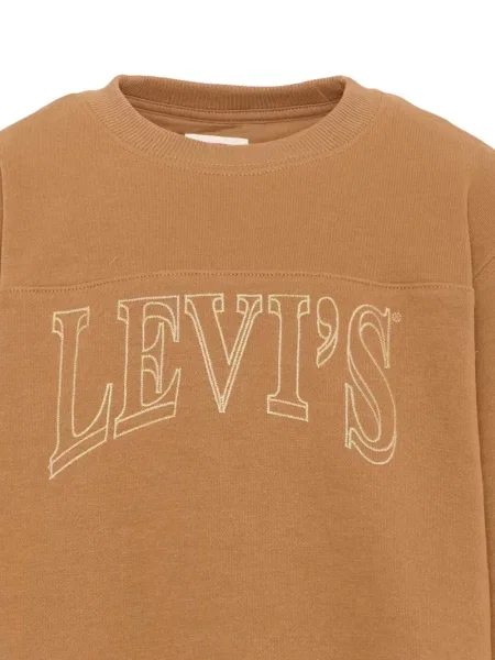 Bluza dziecięca Levi's brązowa