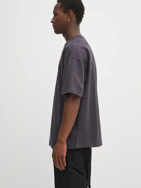 The North Face t-shirt Redbox z aplikacją szary