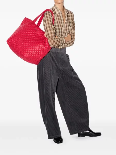 Matlasat geantă shopper Mz Wallace roșu