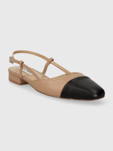 STEVE MADDEN Baleríny s ramienkom BELINDA hnedá / čierna béžová