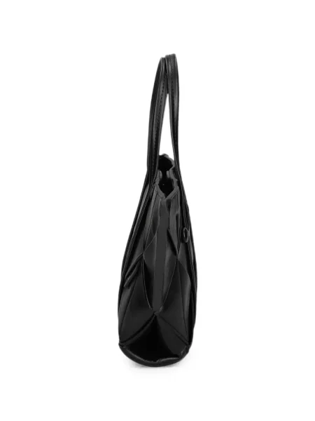 Matlasat geantă shopper Calvin Klein negru