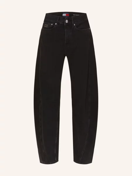 Tommy Jeans Barrel Džíny denim black černé