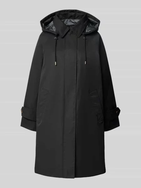 Płaszcz funkcyjny o kroju regular fit z mieszanki bawełny model ‘SADIE’ Barbour czarny