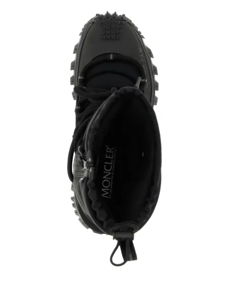 Μποτάκια Moncler με κορδόνια με δαντέλα μαύρο