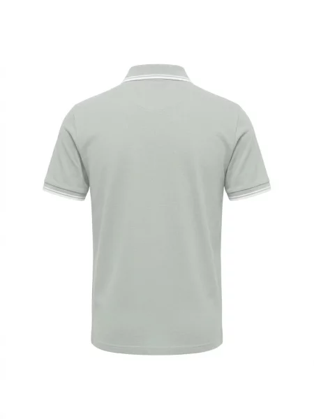 Sergio Tacchini Póló Reed Co pasztellzöld fehér