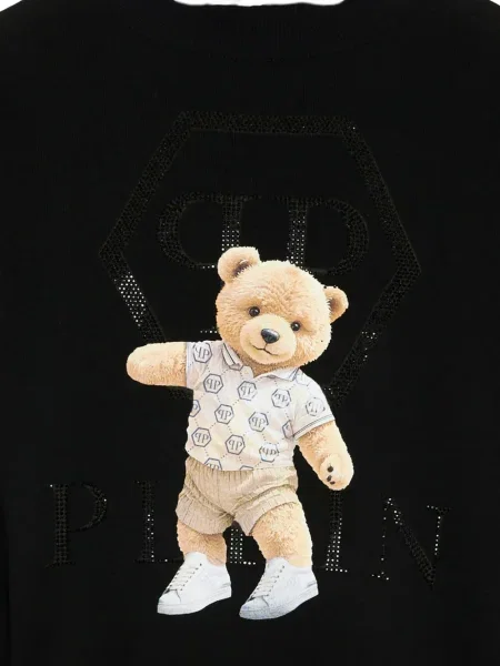 Bluza dziecięca Philipp Plein czarna