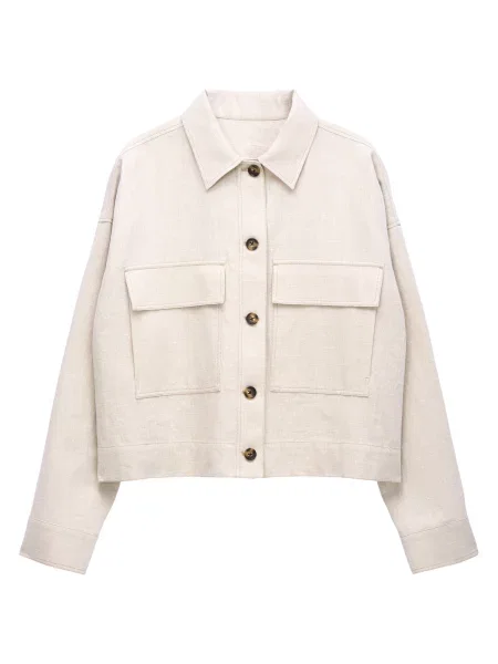 Adolfo Dominguez Geacă de primăvară-toamnă deschis bej