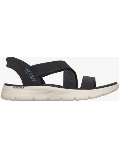 Sandały Skechers Go Walk Flex Glimmer Up Slip-Ins granatowe 37 białe