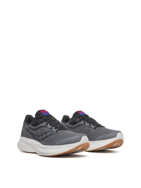 Синтетический кроссовки для бега Saucony для бега серые