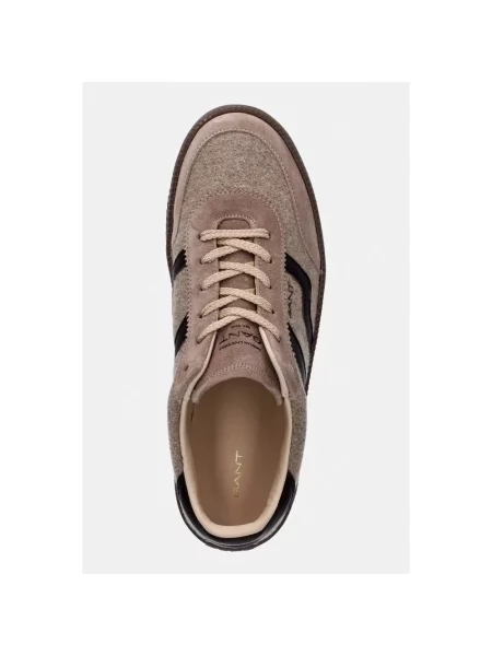 Sneakersy Gant brązowe
