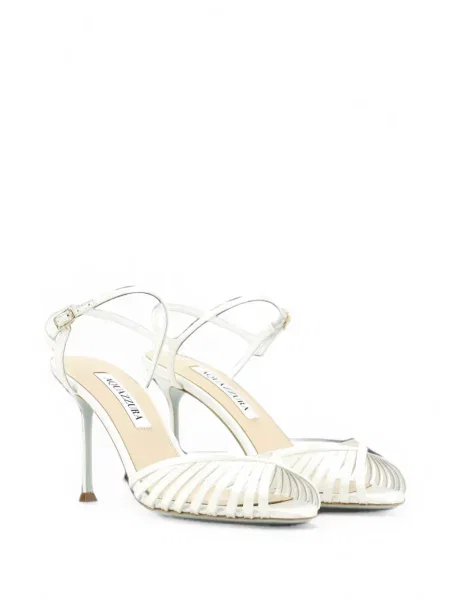 Sandale Aquazzura alb