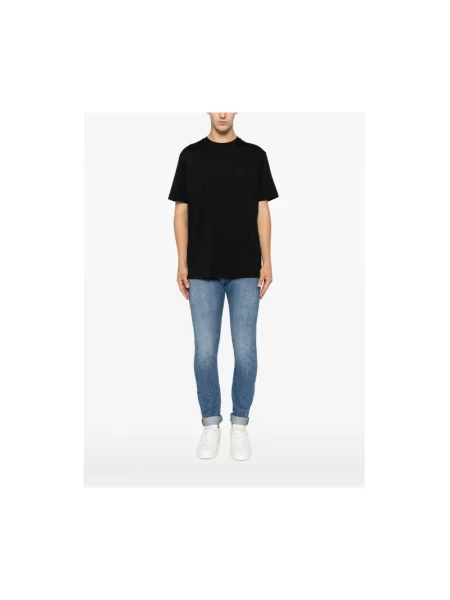 Koszulka Emporio Armani z logo czarna