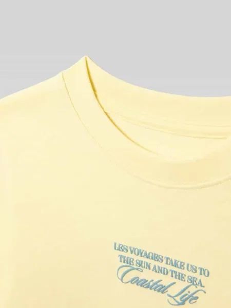 T-shirt z okrągłym dekoltem model CASSIS' Jack & Jones