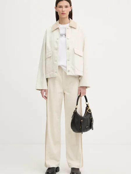Rag & bone rifle wide leg dámske Logan béžová
