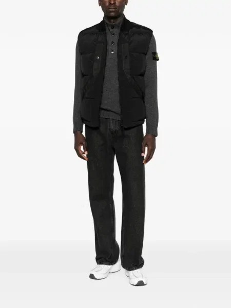 Geacă Stone Island cu strasuri negru