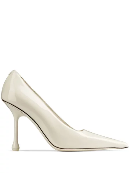 Pantofi cu toc Jimmy Choo alb