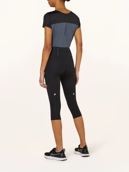 Asics Legginsy Do Biegania Road High Waist Capri Tight schwarz czarne