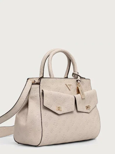 Guess geantă shopper pentru femei cu imitație de piele BLAKE bej