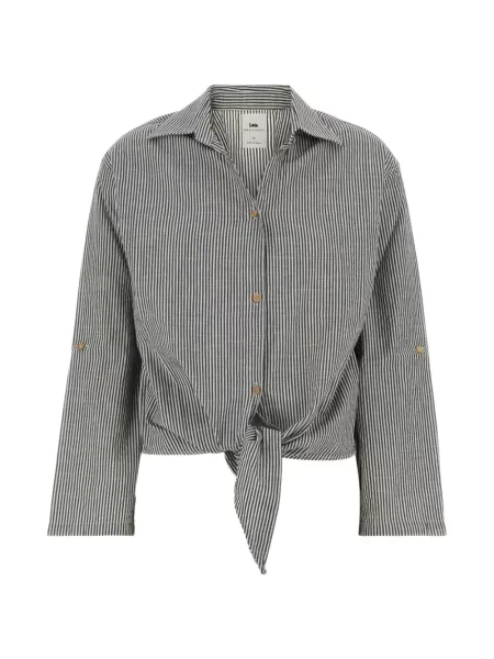 Koszula dżinsowa Lois Jeans w paski niebieska