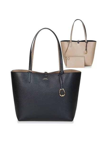 Lauren Ralph Lauren Nakupovalna torba črna