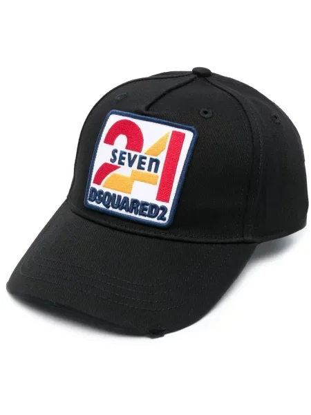 Șapcă Dsquared2 cu broderie negru