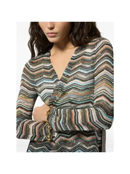 Dzianinowy kardigan Missoni z cekinami