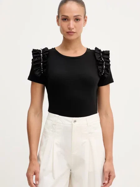 Gaudi tricou pentru femei din cu negru