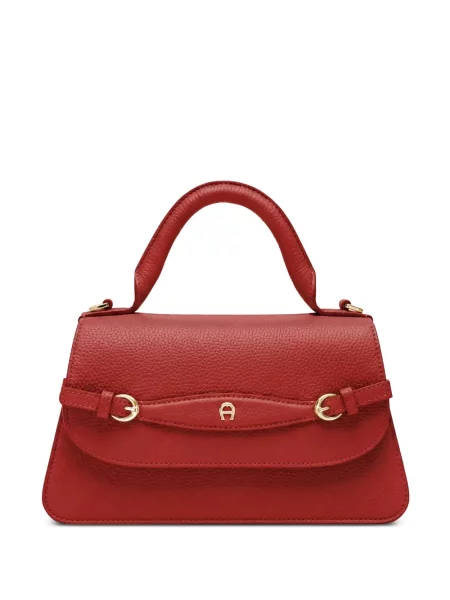 Shopperka Aigner z logo czerwona