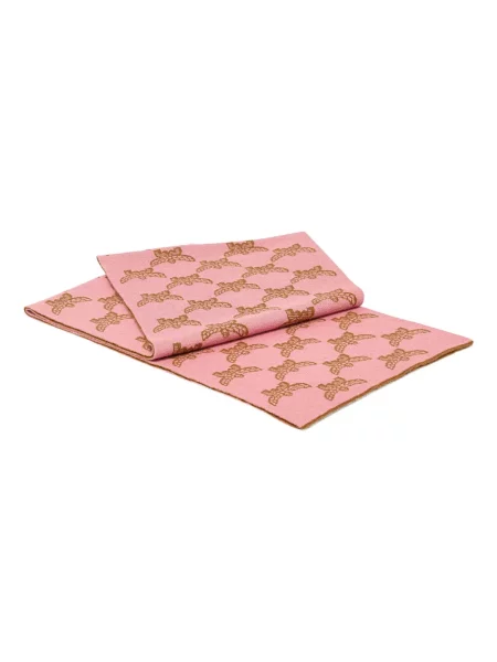 Reversibil fular Mcm de lână roz