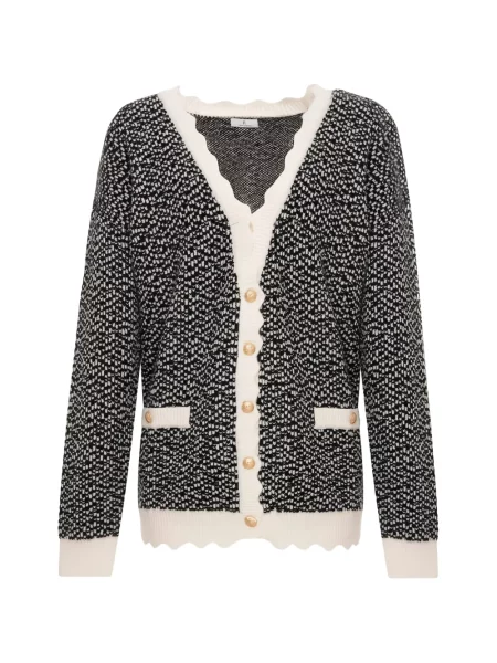 Cardigan Fracomina tricotate negru