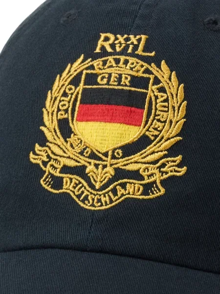 Τέντωμα καρό κιλότα Polo Ralph Lauren με κέντημα πράσινο