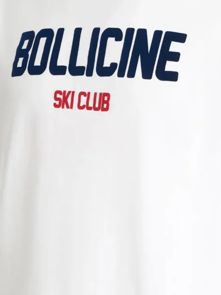 Tricou Mc2 Saint Barth cu decolteu în U alb