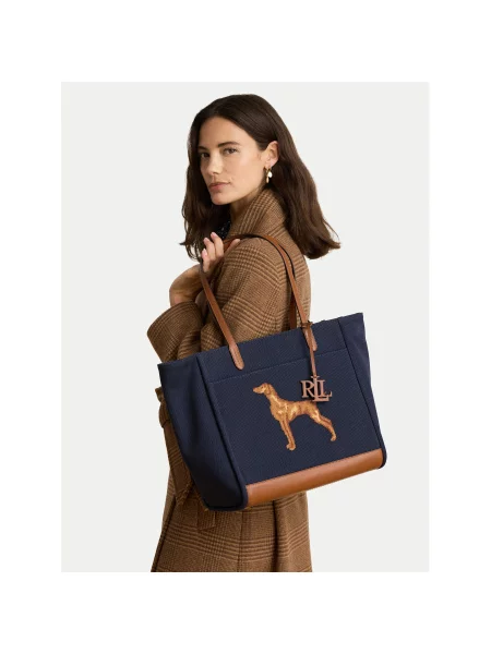 LAUREN RALPH LAUREN Rankinė Tamsiai mėlyna
