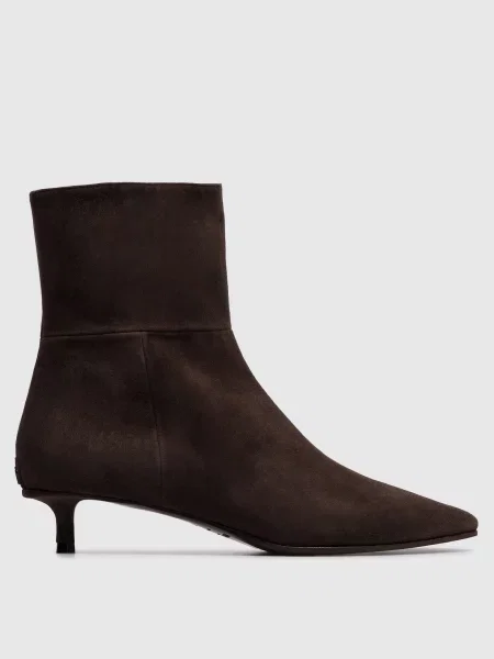 Замшевые ботильоны Jimmy Choo коричневые