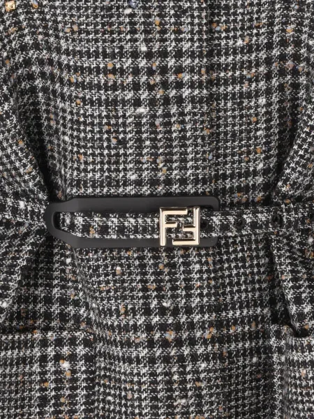 Geacă Fendi de cristal gri