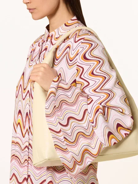 Jedwabna bluzka Herzen's Angelegenheit z nadrukiem różowa