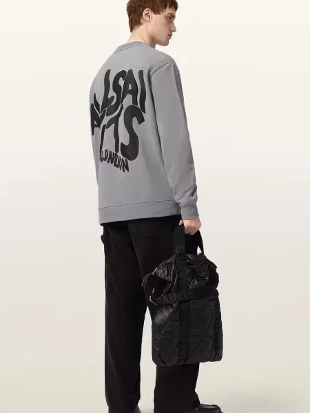 Кофта AllSaints ORLANDO однотонна чорний