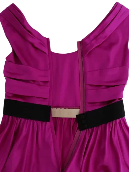 Cu centură rochie maxi Dolce & Gabbana roz