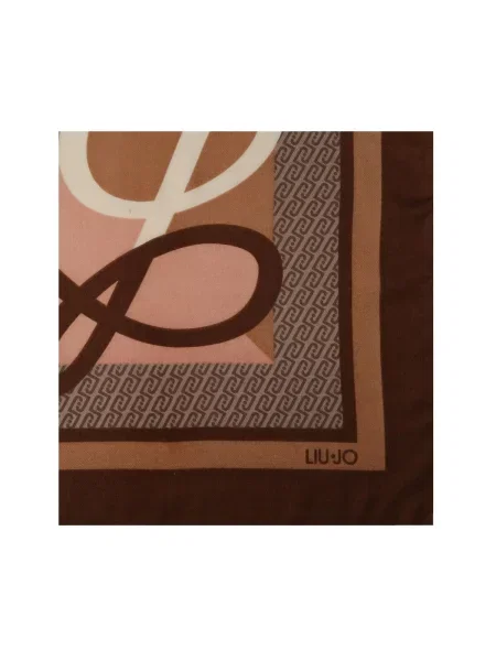 Liu Jo Fular pielii / bej deschis / brocart / închis maro