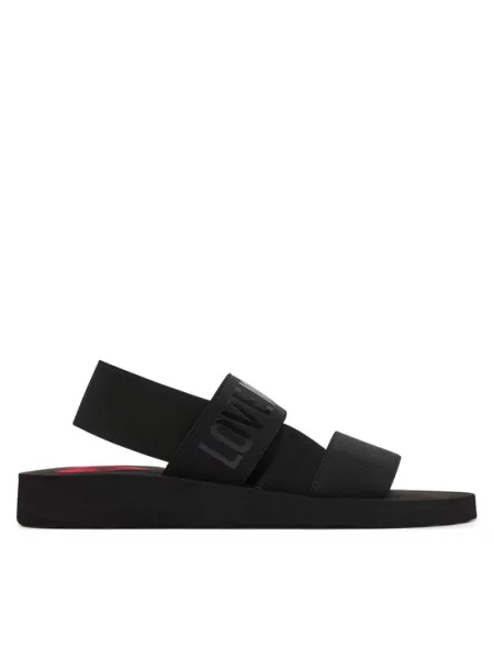 LOVE MOSCHINO Sandali črna