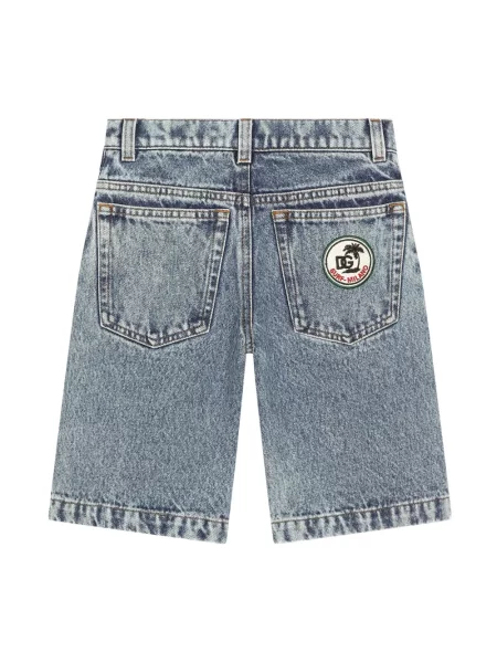 Szorty jeansowe dziecięce Dolce And Gabbana niebieskie