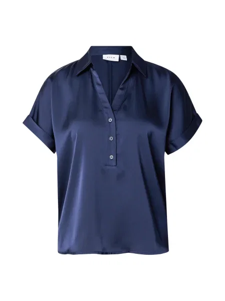 VILA Bluză VIEnna Ravenna marin albastru