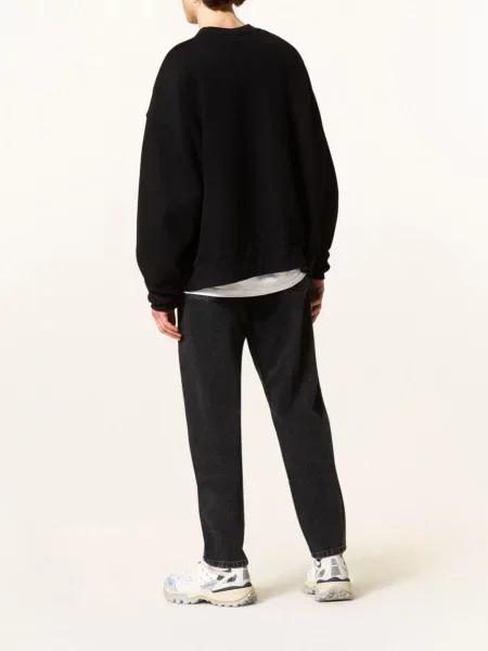 Carhartt Wip Jeansy Newel Relaxed Tapered Fit schwarz niebieski