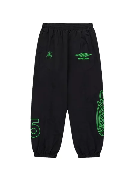 Pantaloni Sp5der alergare negru
