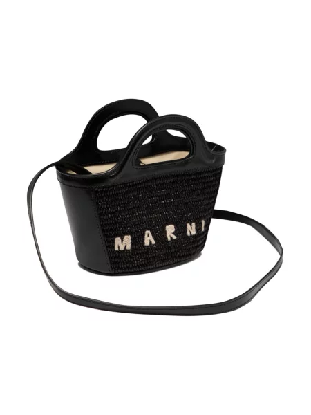 Listonoszka Marni skórzana czarna