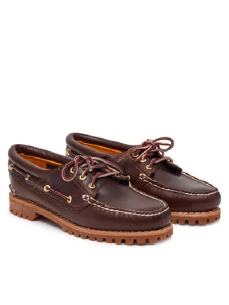 Timberland Mokaszin Authentic Boat 3 Eye Classic barna