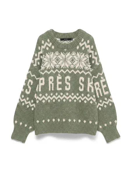 VERO MODA Pulover VMMORITZ ecru verde