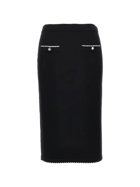 Fustă tip creion Tory Burch negru