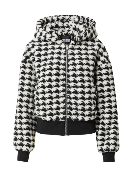 Urban Classics Přechodná bunda černá bílá