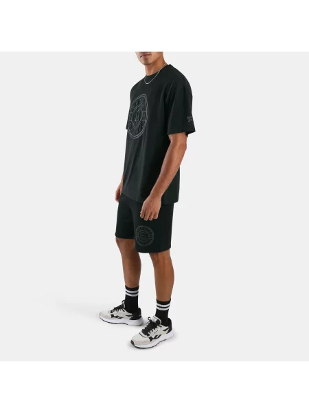 Reebok T-shirt Crest male Black Size: czarna
